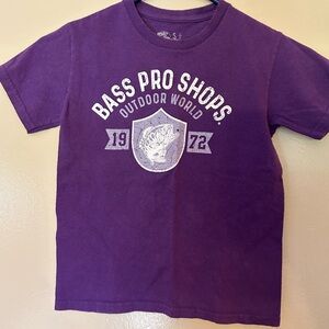 Bass Pro Shops Kids Tee in Rich Purple
